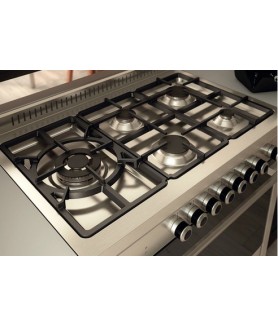 Gazinière multifonction catalyse 90 x 60 cm inox GLEM - GX960CQIX -  Achat/Vente GLEM GX960CQIX