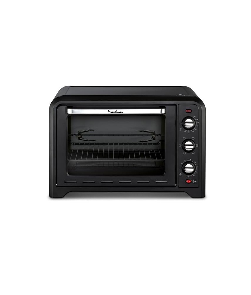 Moulinex Four électrique 39 L, 7 modes de cuisson, Chaleur tournante,  Thermostat réglable jusqu'à 240° C, Tournebroche, Minuteur 120 min, Grille