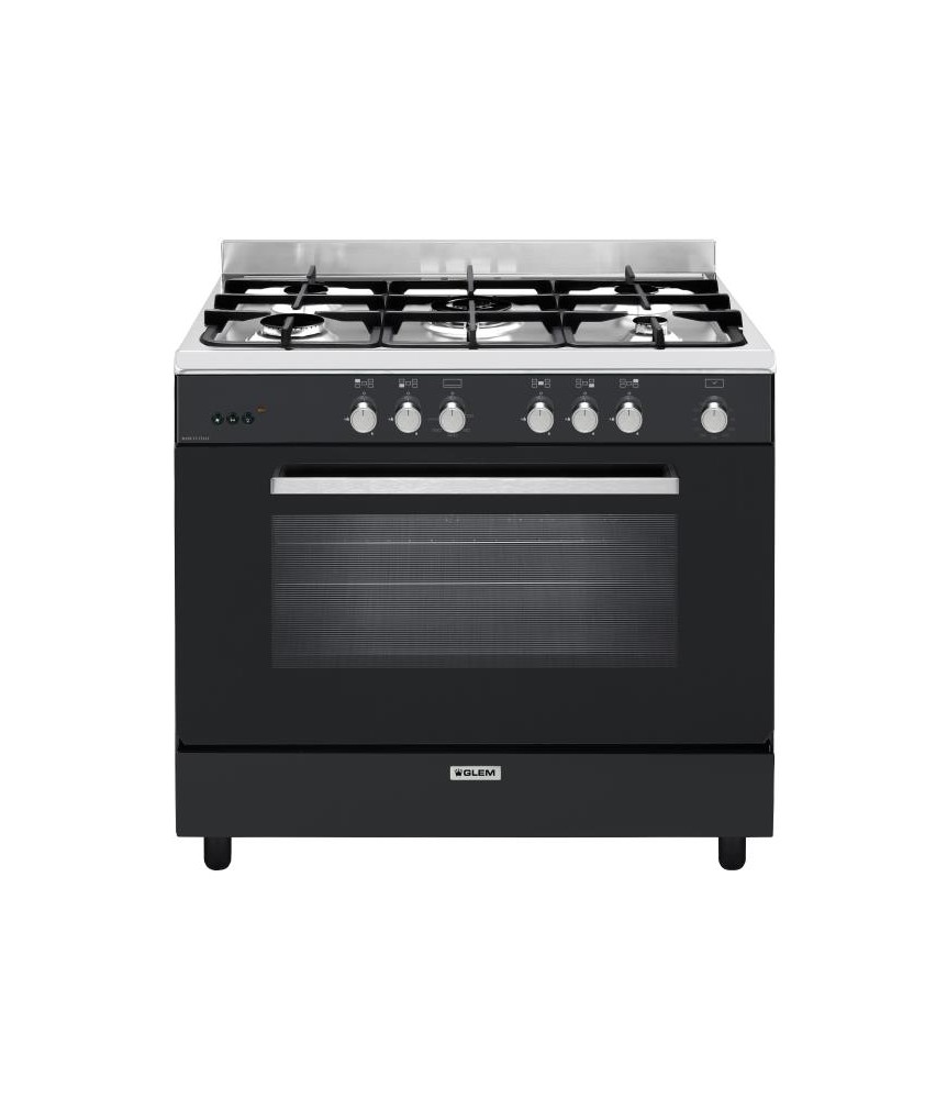 FAURE - FCG612H1WA - Cuisinière gaz - Four gaz - Gril électrique