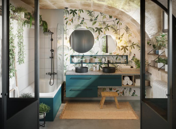 Osmose Tropical et Terrazzo Gris 
