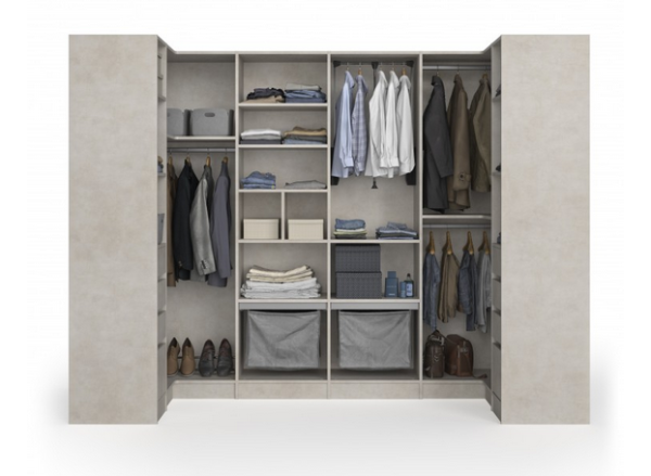 Dressing 2D ou 3D sur mesure 
Coloris Toilé Minéral