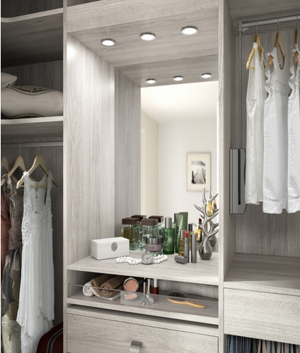 Coiffeuse avec Éclairage, intégrer dans un dressing . 